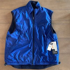 Reversible Polo Sport Vest Royal Blue/Navy - Large